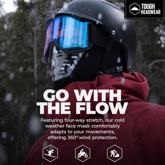 NWT Balaclava Ski Mask - Thermal Face Mask Cold Weather Motorcycle Mask - Picture 5 of 11